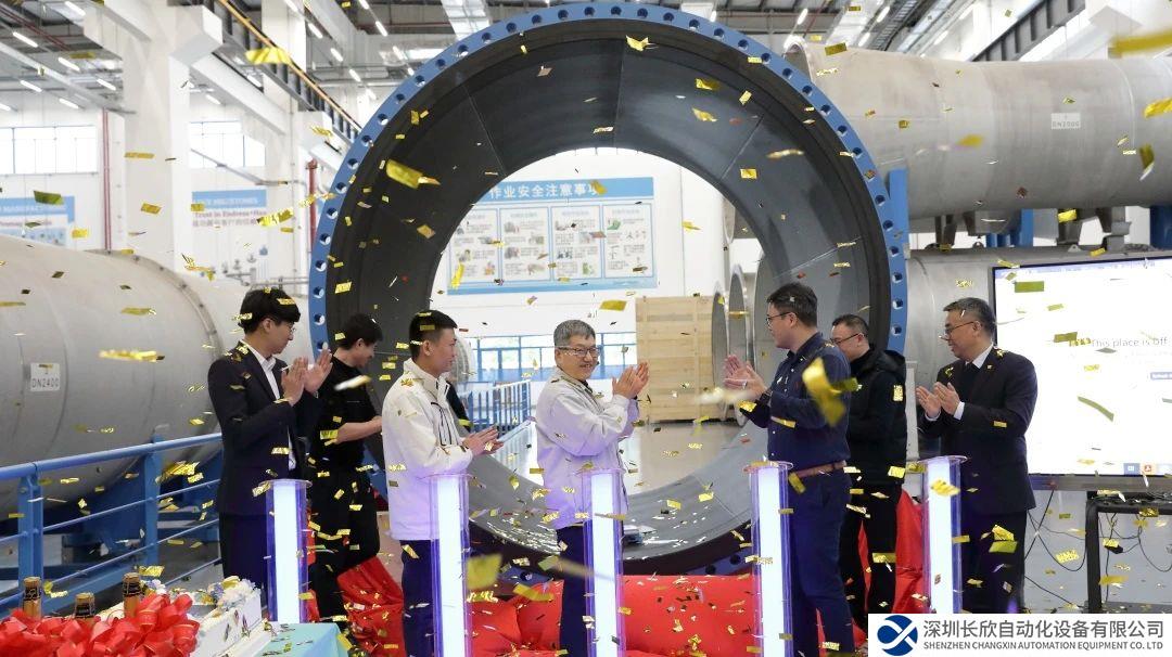 恩德斯豪斯全球第一臺DN3000電磁流量計成功下線