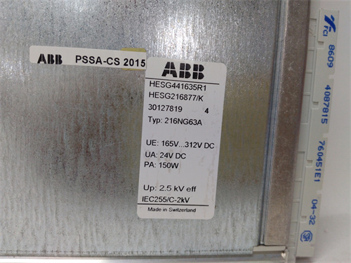 ABB 216NG61A HESG441633R1 HESG216875/K